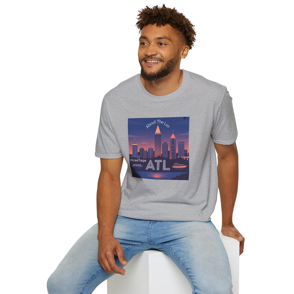 ATL Skyline T‑Shirt — 'About The Luv' Atlanta Cityscape Tee
