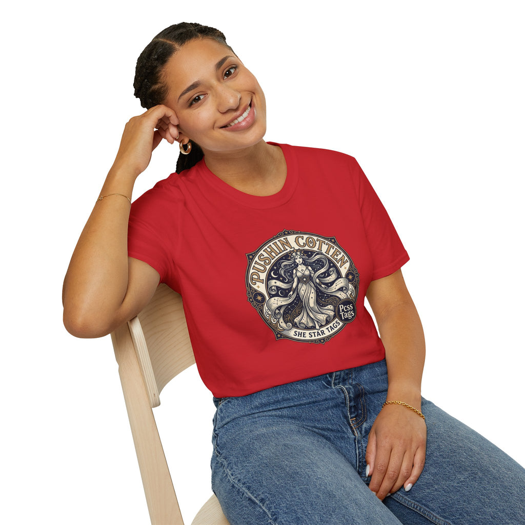 T-Shirt — Vintage 'Pushin Cotton' Octopus Graphic Tee