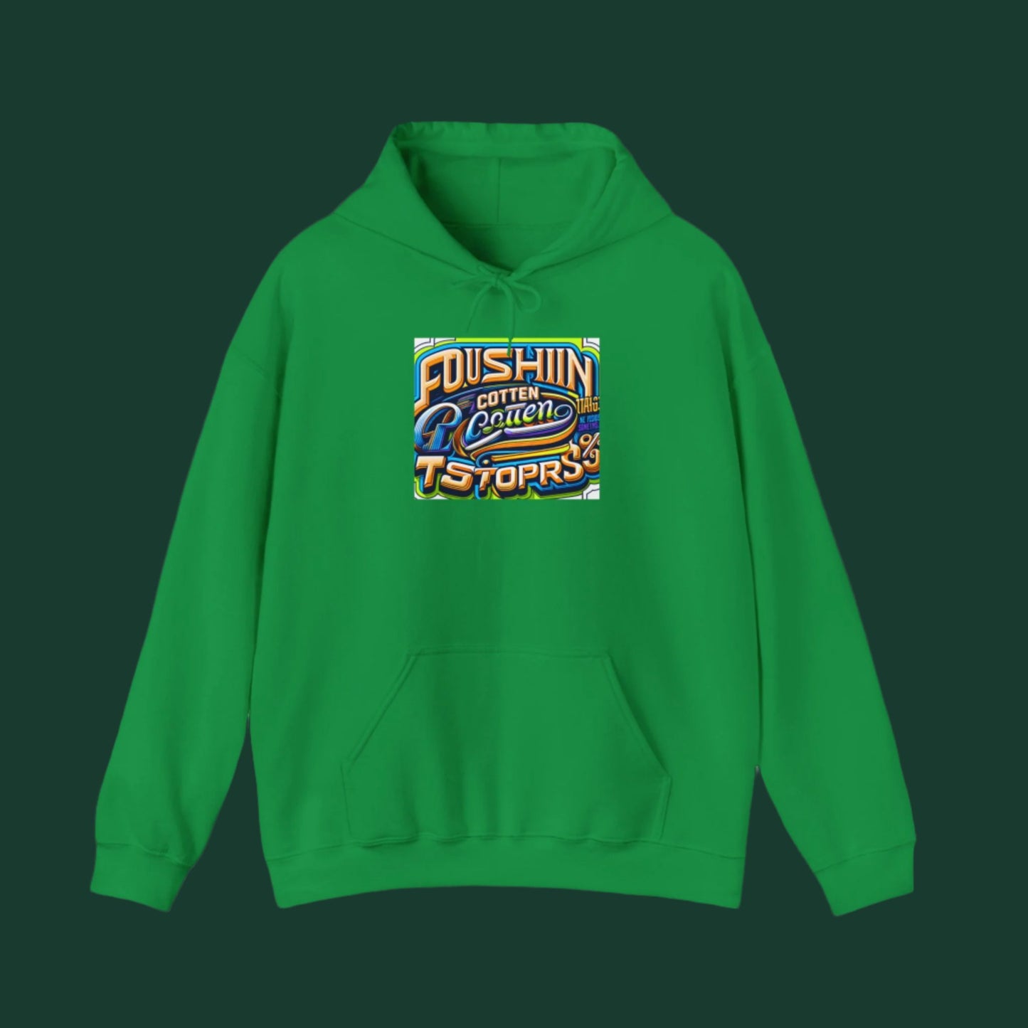 Vibrant Retro Graphic Unisex Hoodie - Perfect for Streetwear and Casual Outings