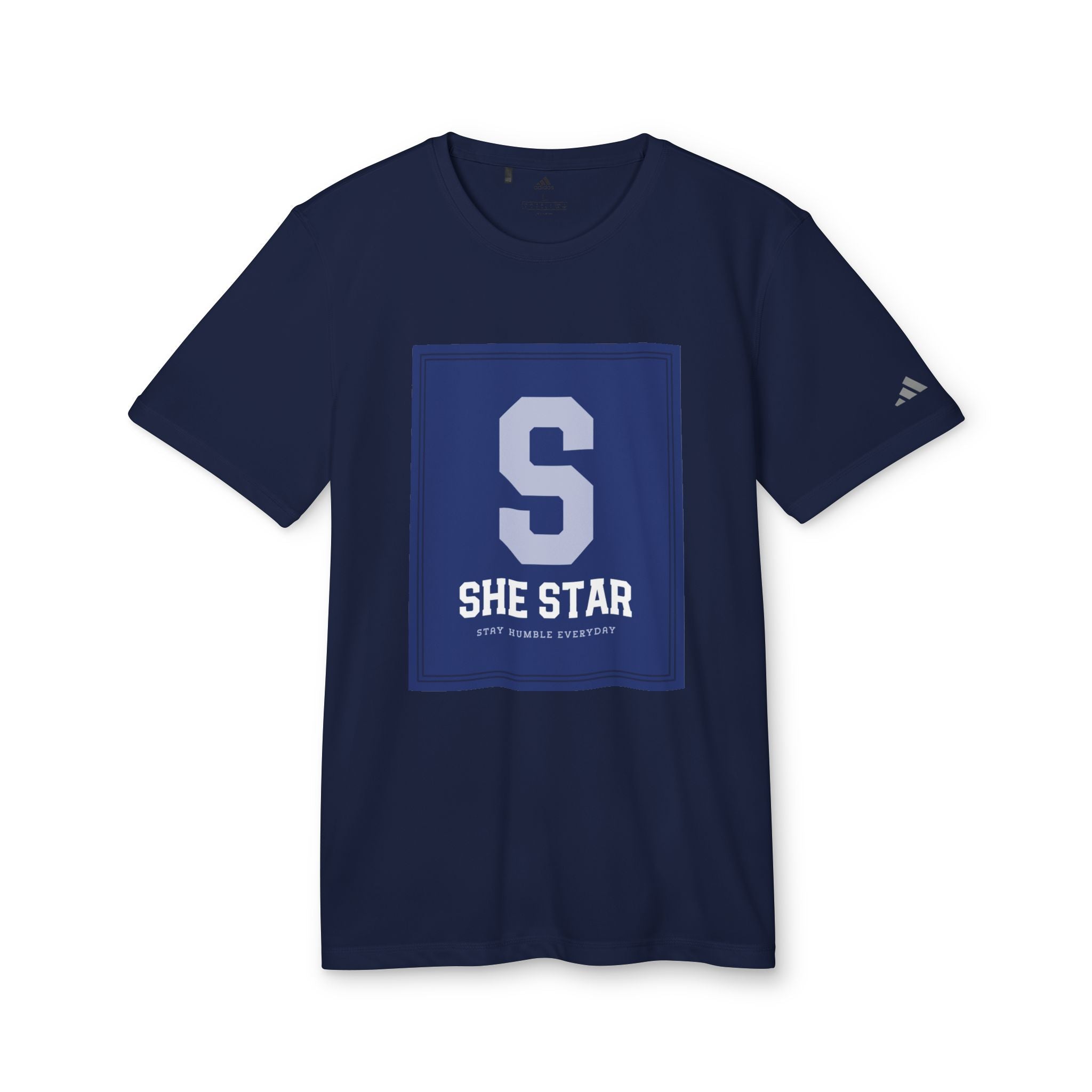 she star tags / adidas® Sport T-shirt