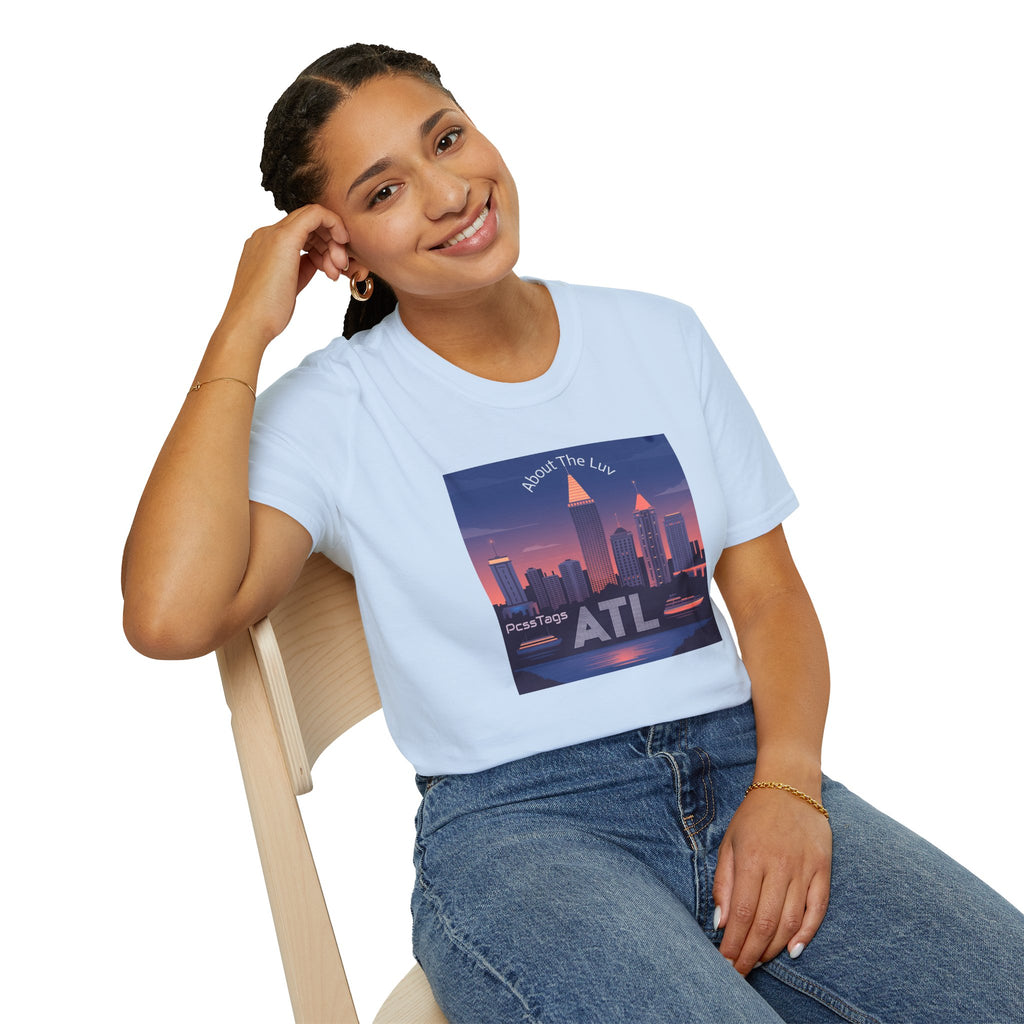 ATL Skyline T‑Shirt — 'About The Luv' Atlanta Cityscape Tee