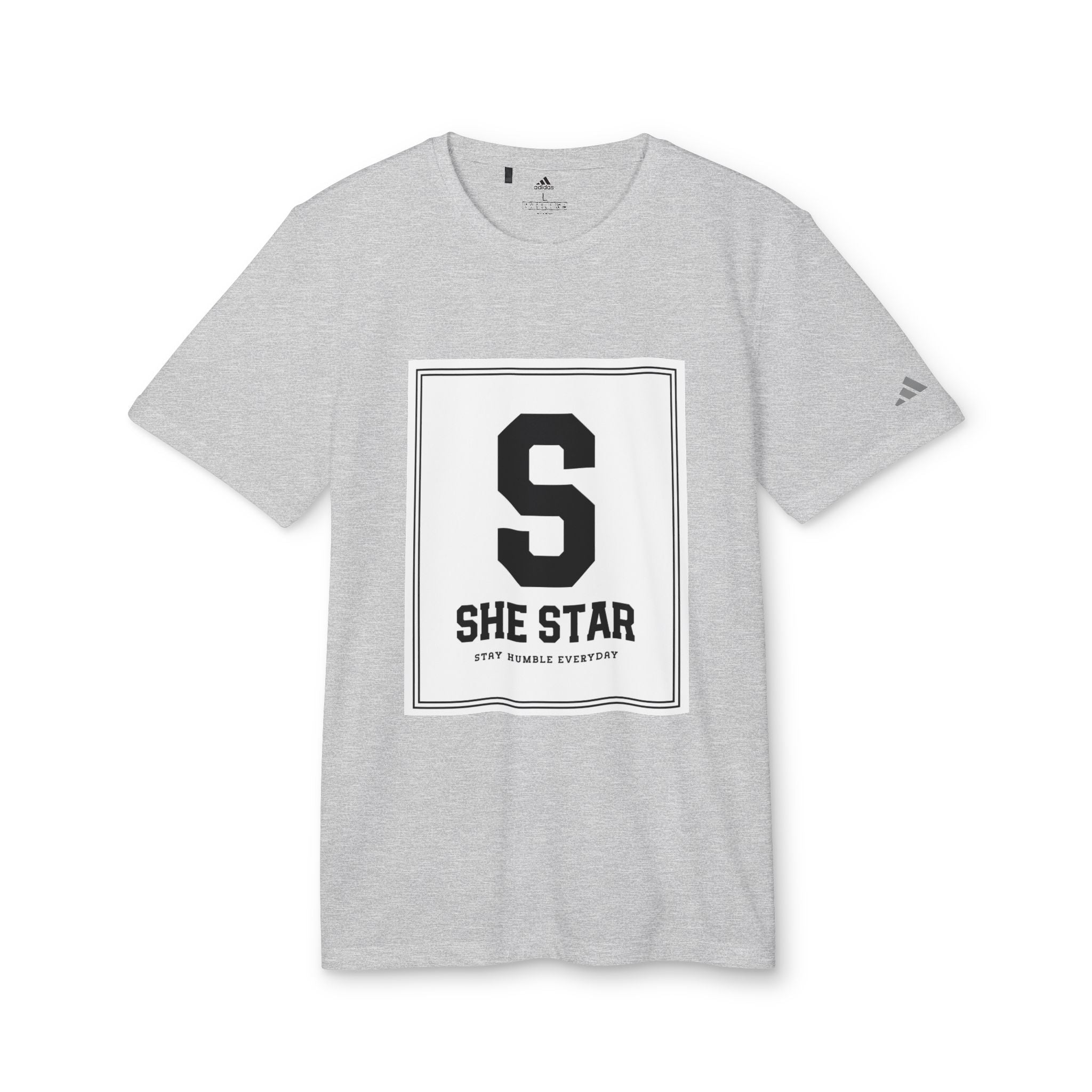 she star tags / adidas® Sport T-shirt
