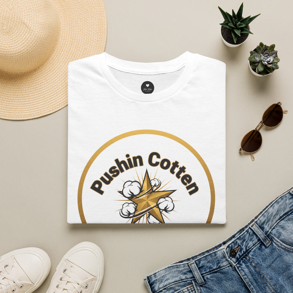 T-Shirt — "Pushin Cotten" She Star Logo Tee