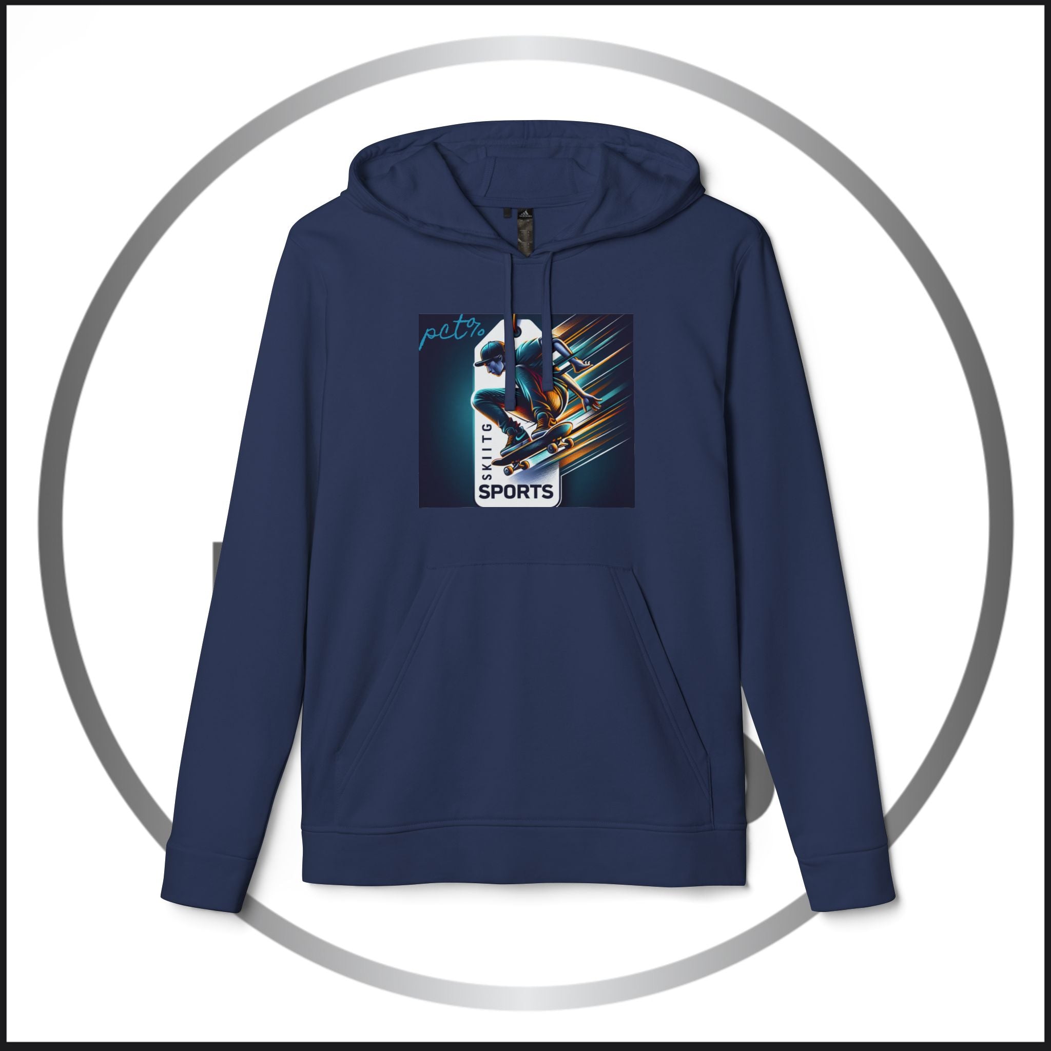 Pushin Cotten Tags Sports / Adidas Fleece Hoodie for Skateboarder Life