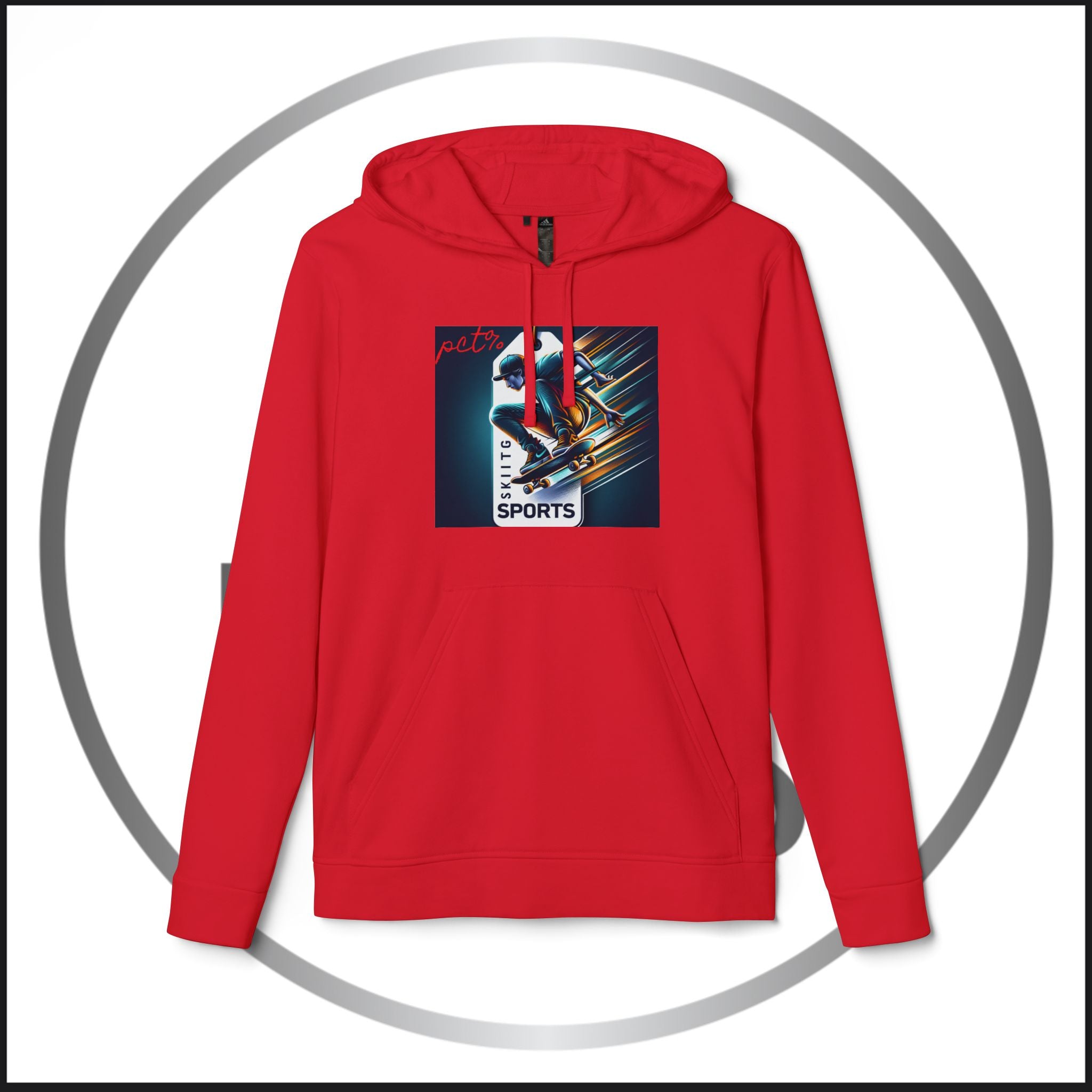 Pushin Cotten Tags Sports / Adidas Fleece Hoodie for Skateboarder Life