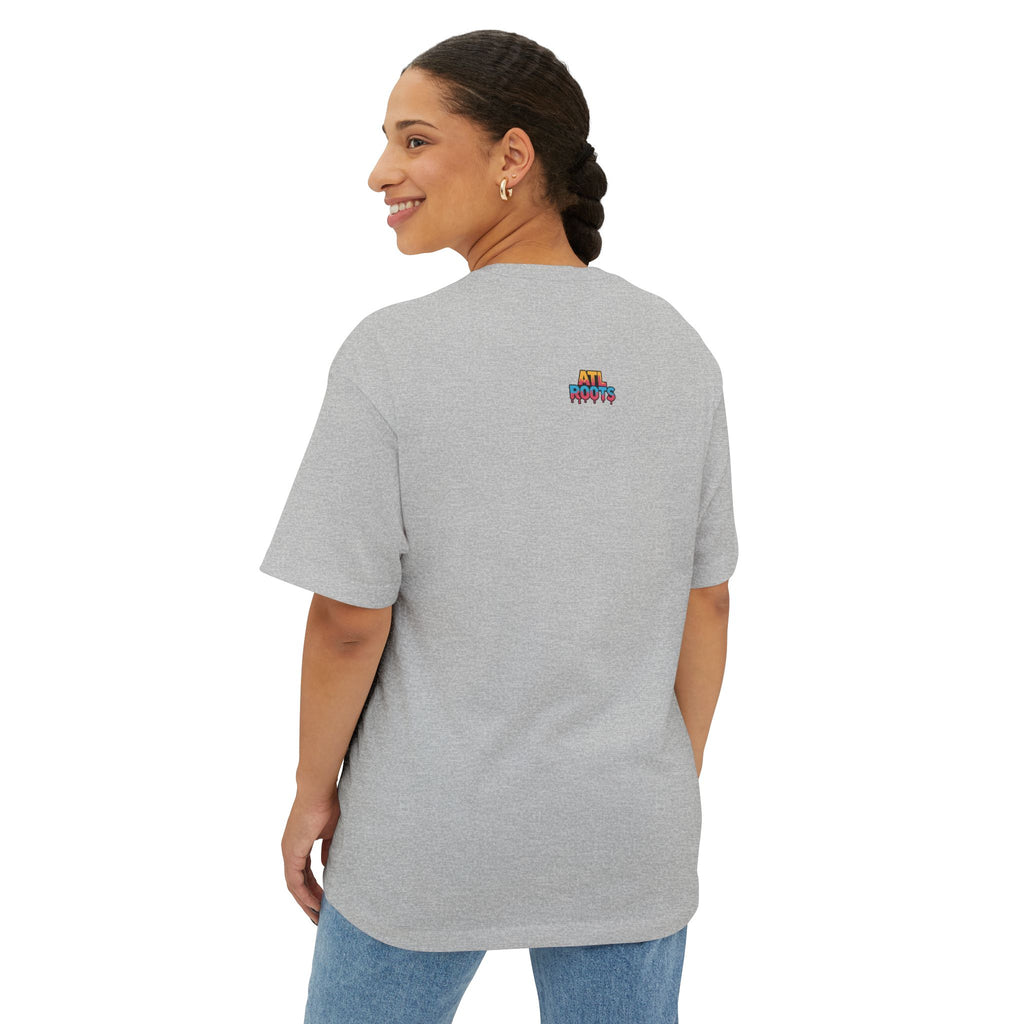 Colorful ATL Roots Oversized Boxy Tee, Streetwear Shirt, Gift for Atlanta Lovers, Casual Summer Top, Urban Fashion Tee, Unisex Graphic Tee