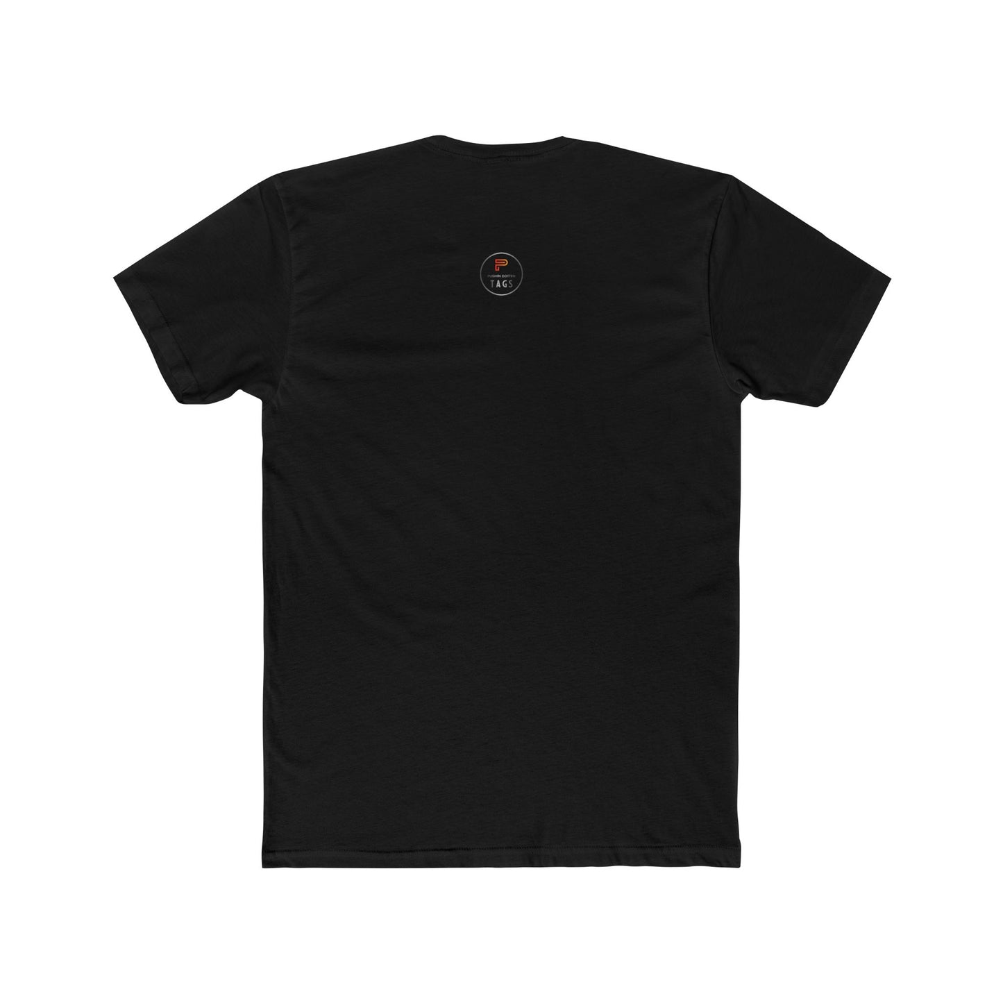 Men's Cotton Crew Tee featuring Pushin Cotton Tags Royalty Logo