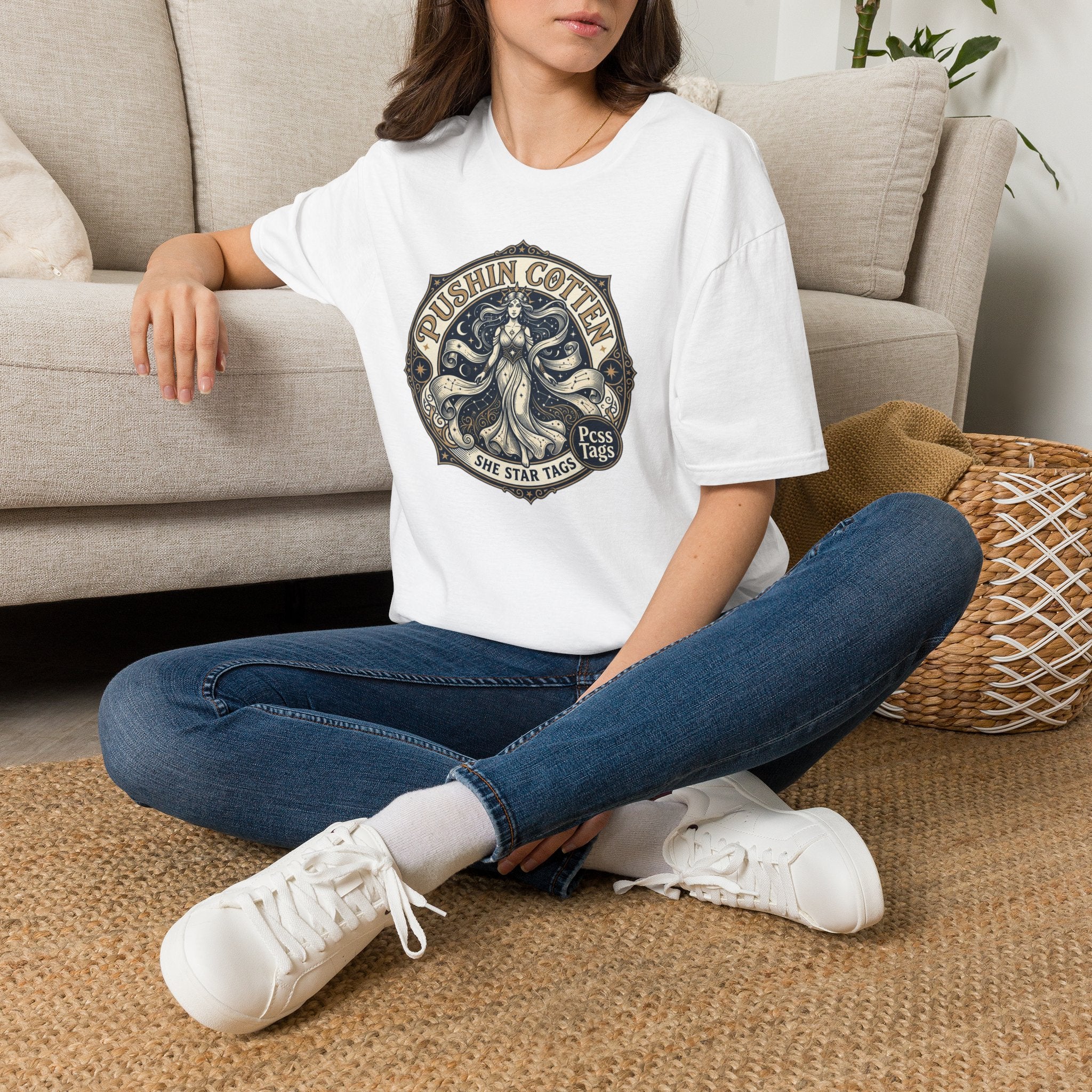 T-Shirt — Vintage 'Pushin Cotton' Octopus Graphic Tee