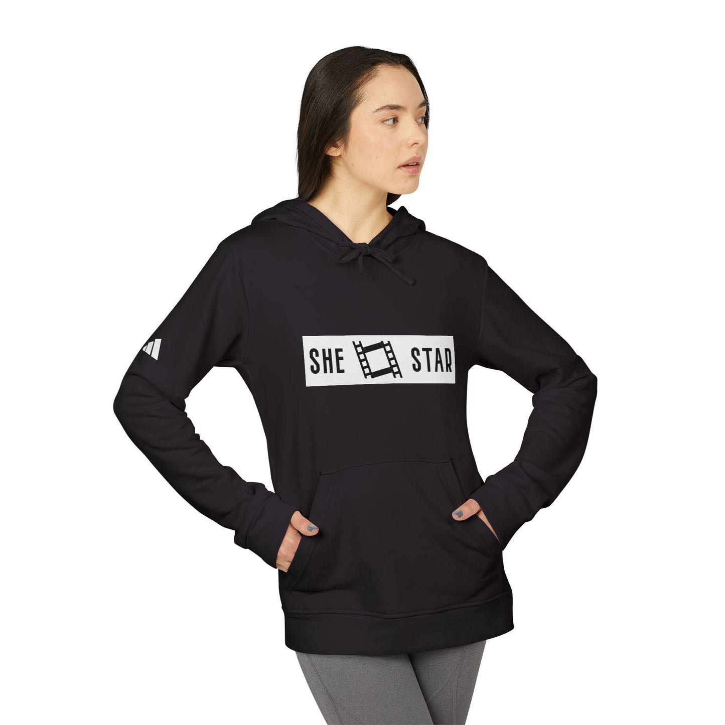 she star tags / adidas® Fleece Hoodie