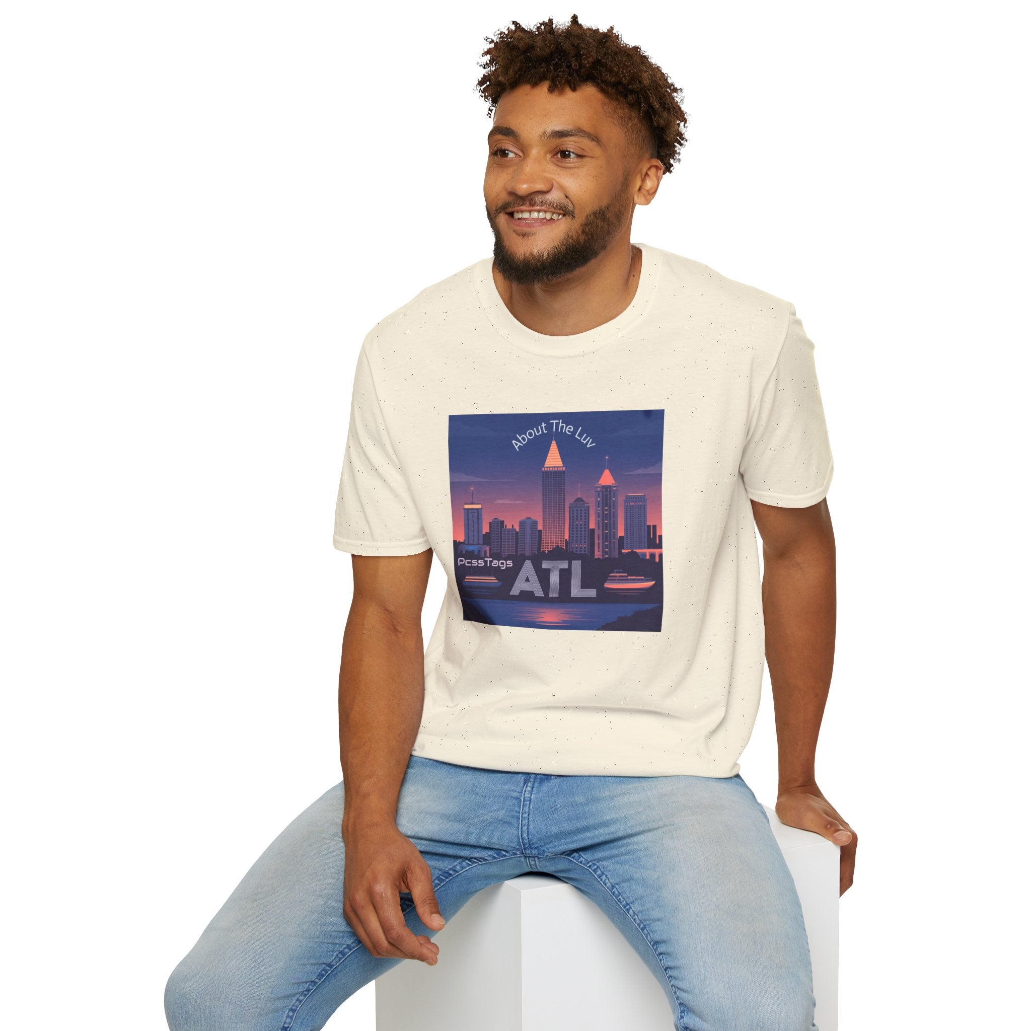 ATL Skyline T‑Shirt — 'About The Luv' Atlanta Cityscape Tee