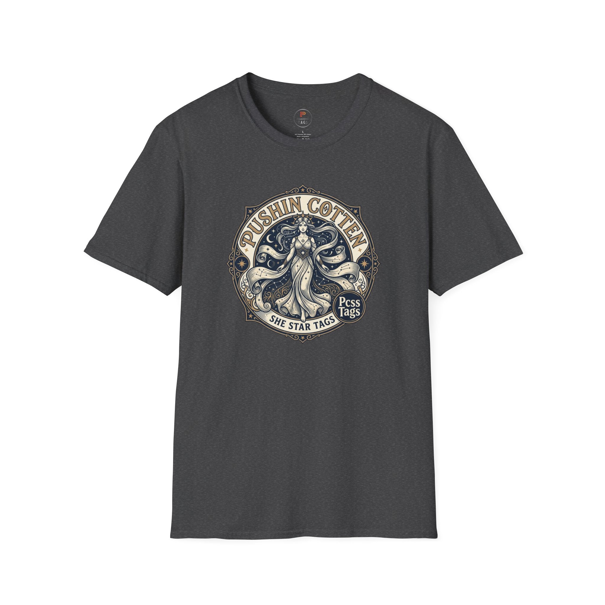 T-Shirt — Vintage 'Pushin Cotton' Octopus Graphic Tee