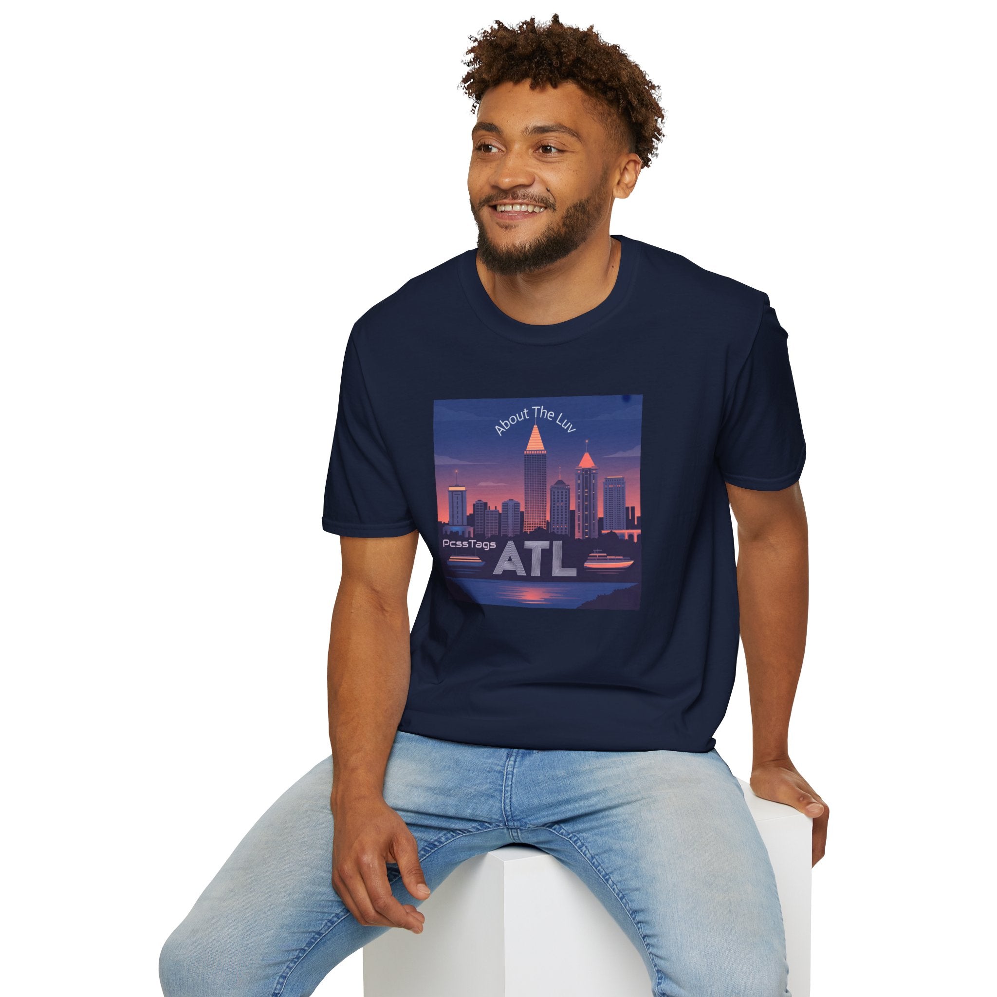 ATL Skyline T‑Shirt — 'About The Luv' Atlanta Cityscape Tee