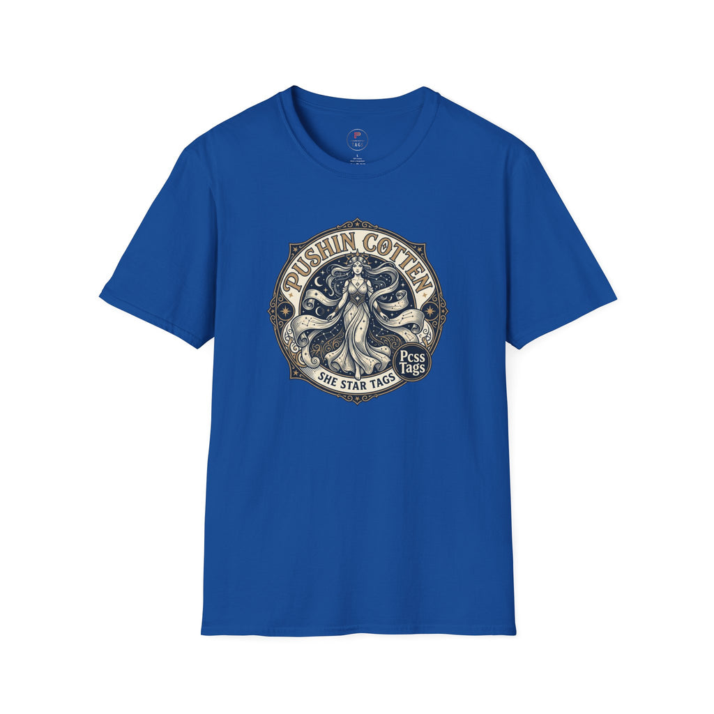 T-Shirt — Vintage 'Pushin Cotton' Octopus Graphic Tee