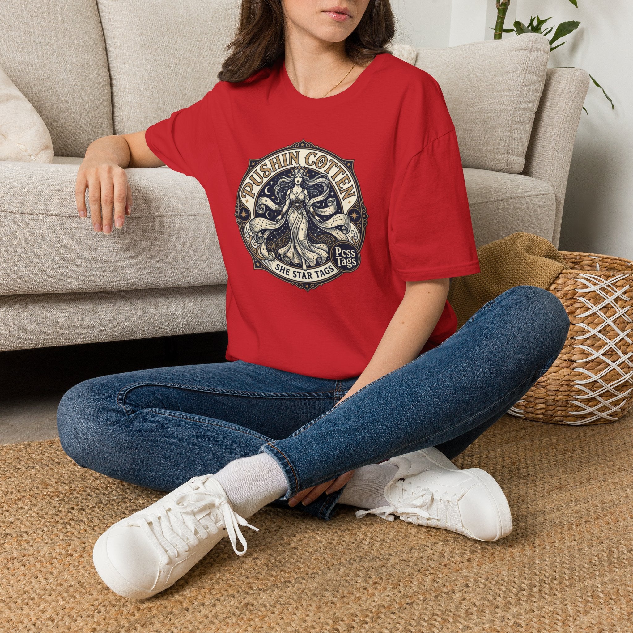 T-Shirt — Vintage 'Pushin Cotton' Octopus Graphic Tee