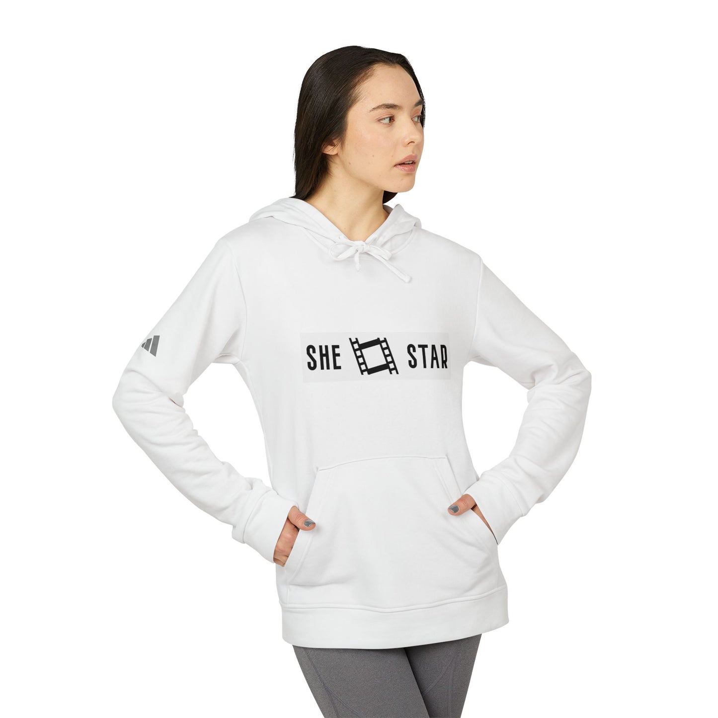 she star tags / adidas® Fleece Hoodie