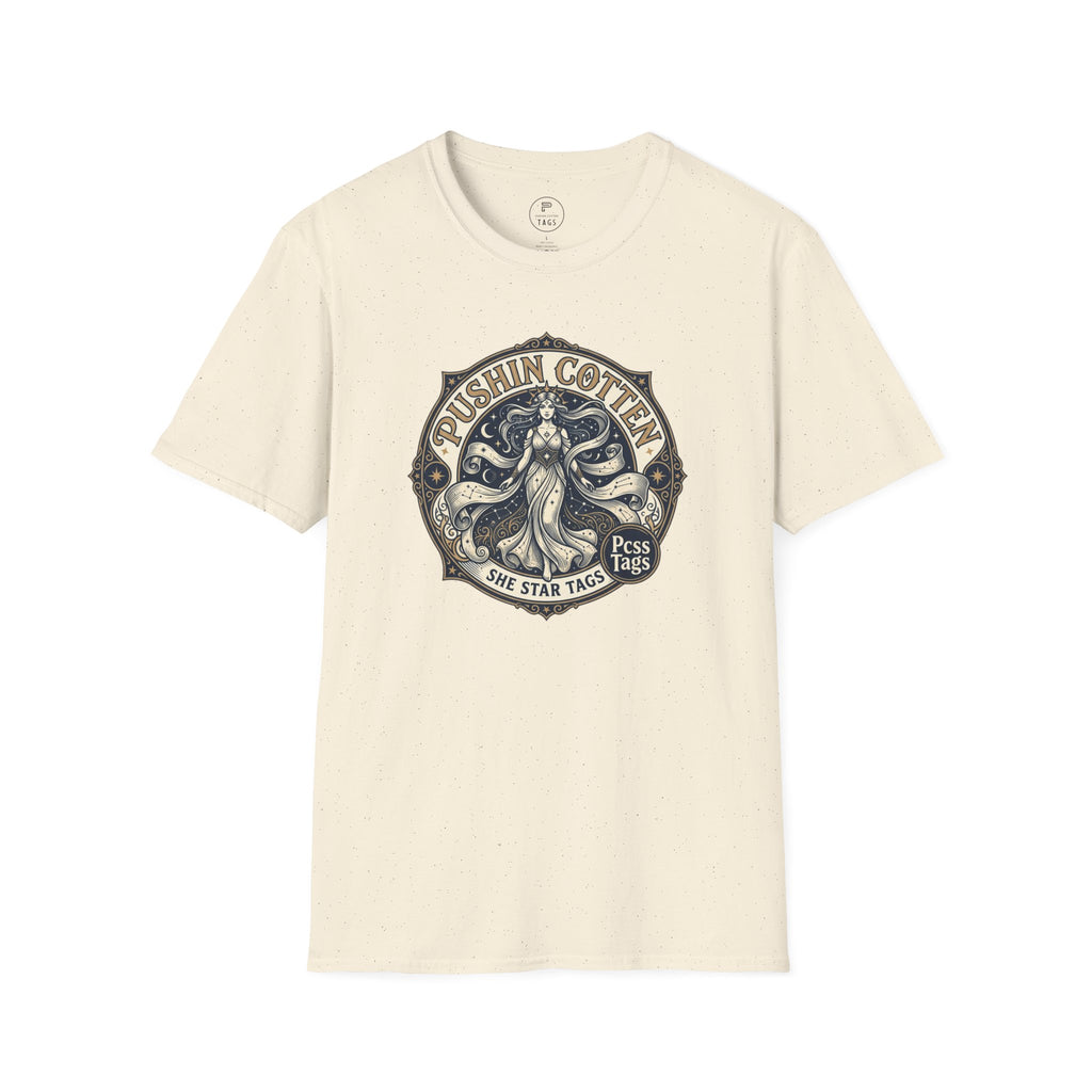 T-Shirt — Vintage 'Pushin Cotton' Octopus Graphic Tee