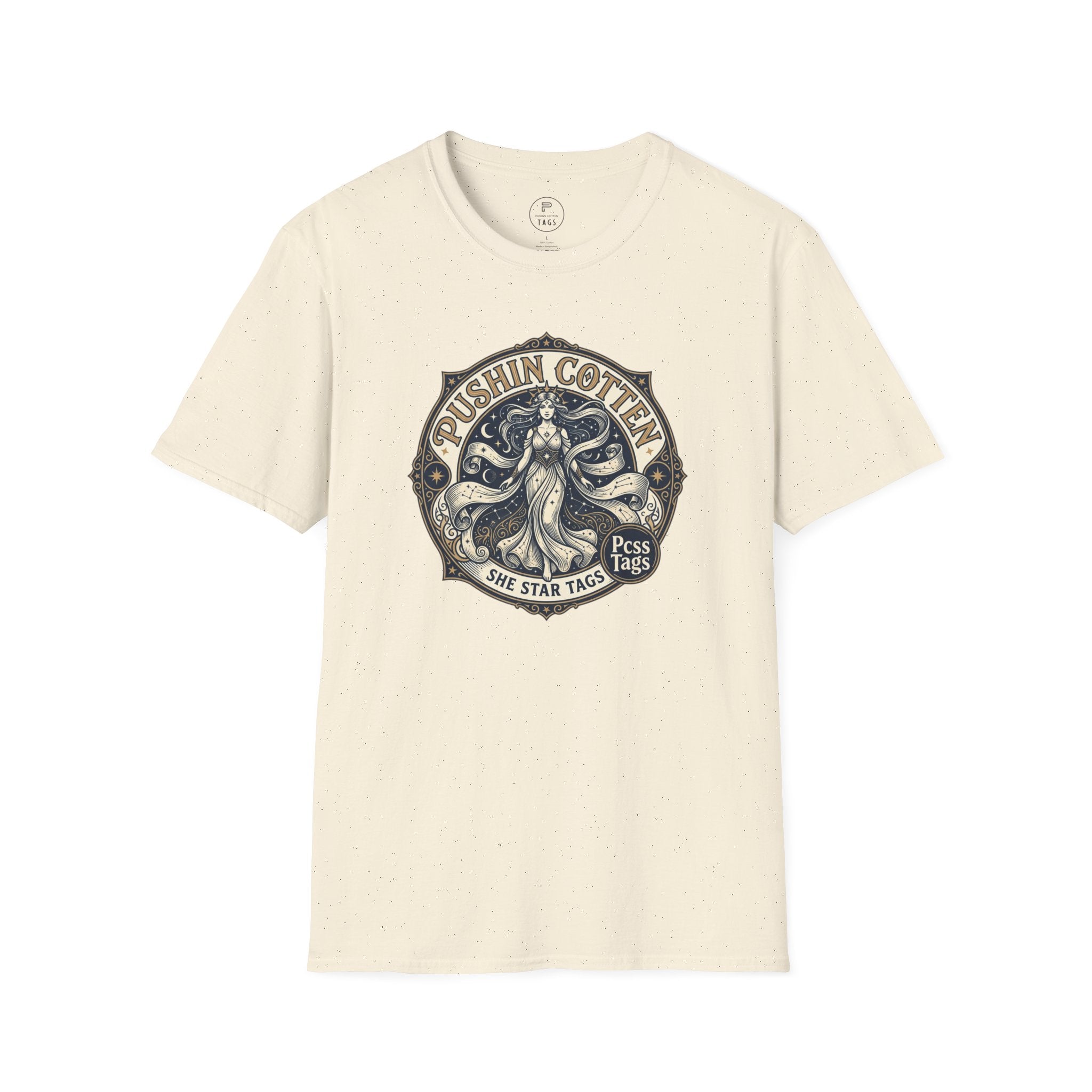 T-Shirt — Vintage 'Pushin Cotton' Octopus Graphic Tee