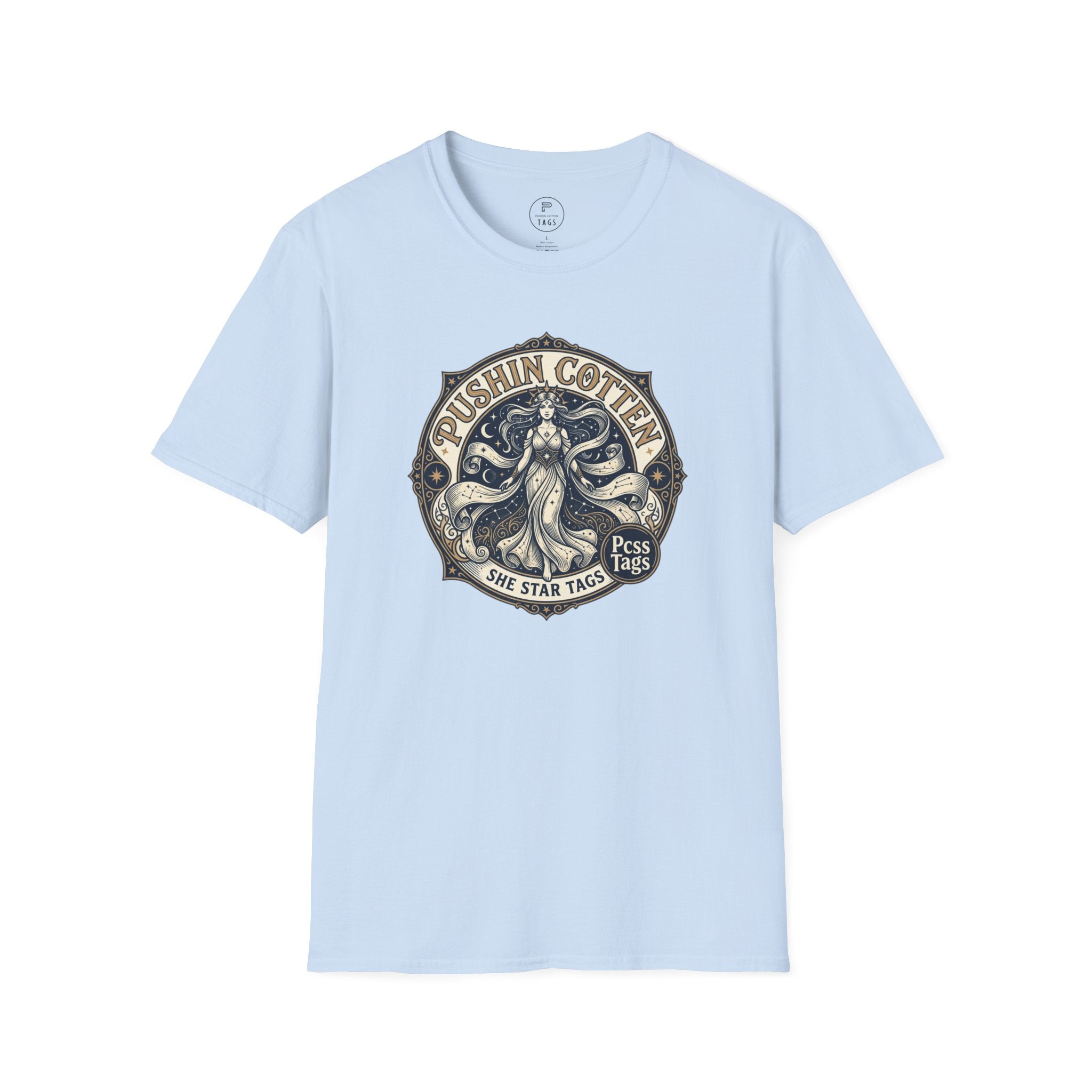 T-Shirt — Vintage 'Pushin Cotton' Octopus Graphic Tee