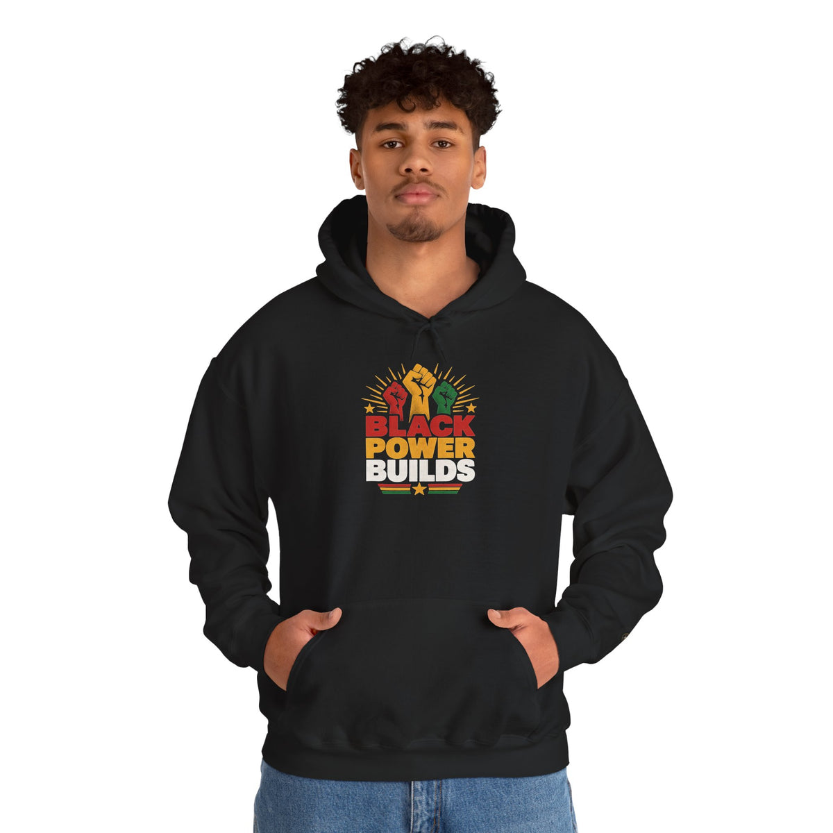 Black Power Graphic Hoodie