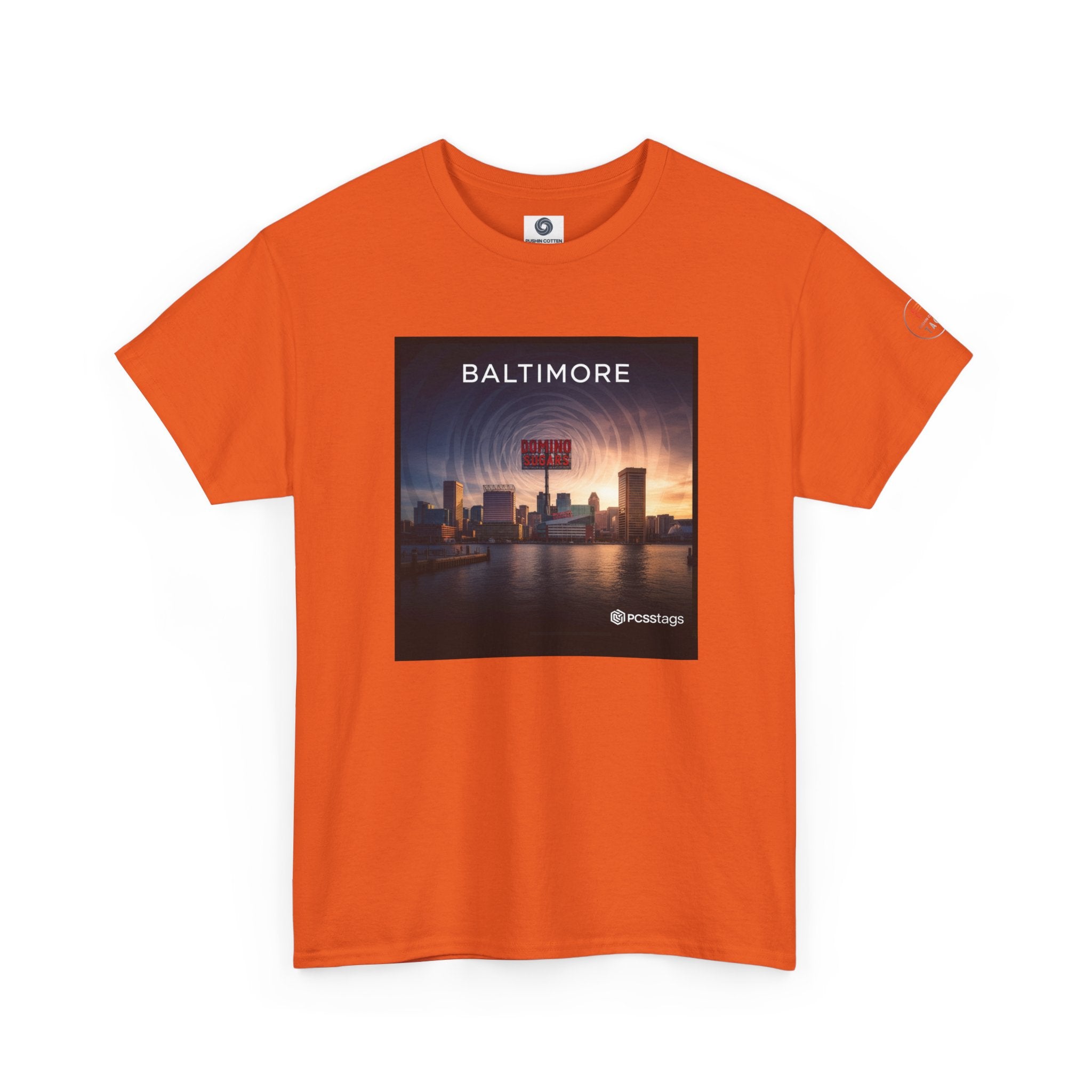 Baltimore Skyline Tee – City Sunset Photo Graphic T-Shirt