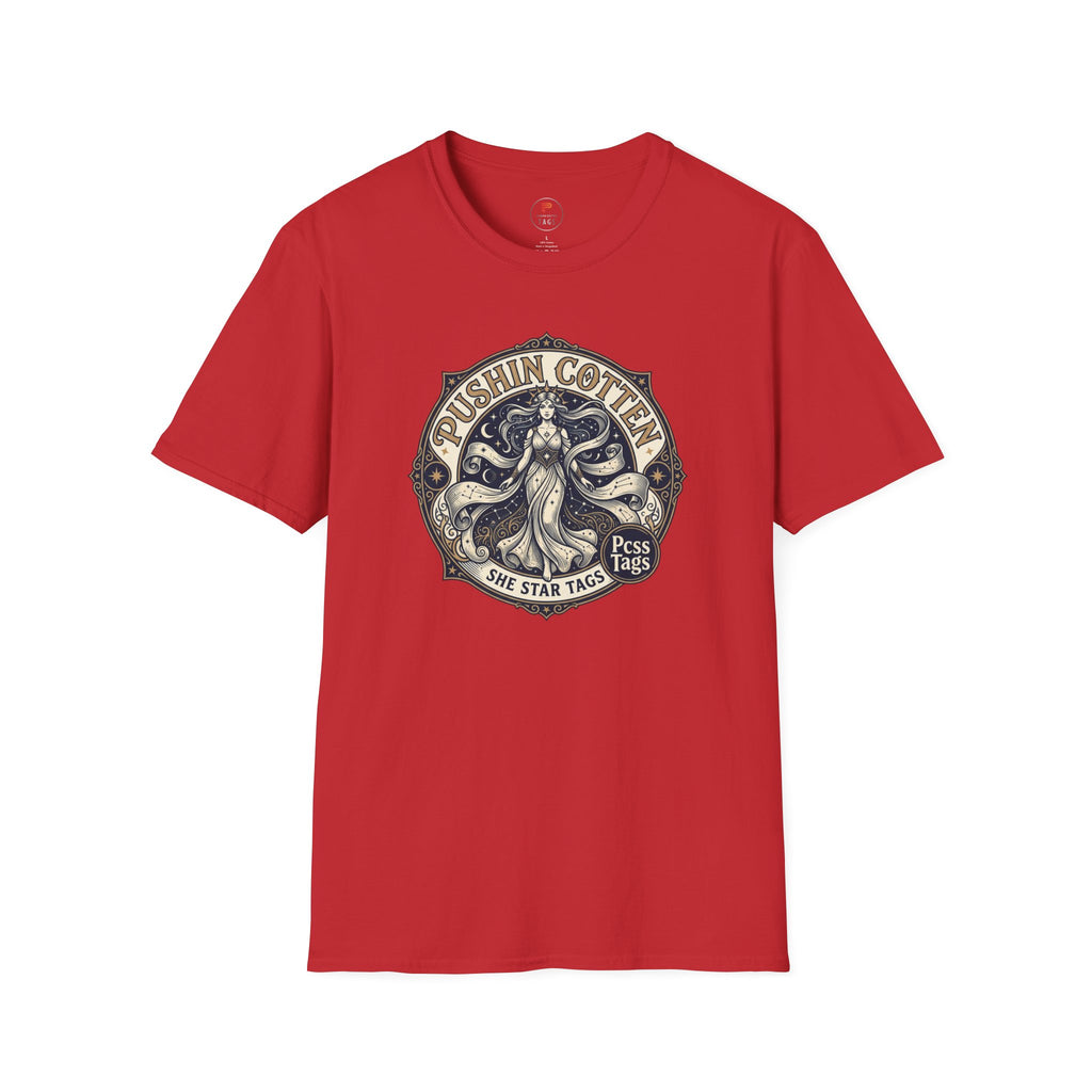 T-Shirt — Vintage 'Pushin Cotton' Octopus Graphic Tee