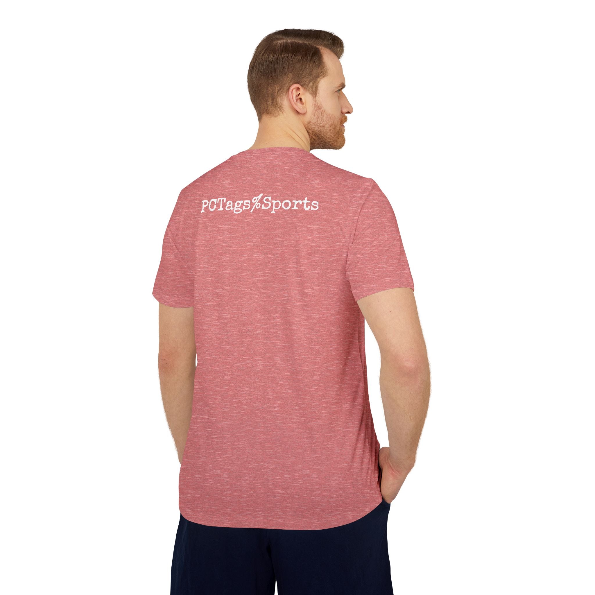 Sport T-shirt with Pushin Cotten Tags Royalty logo and adidas arm logo