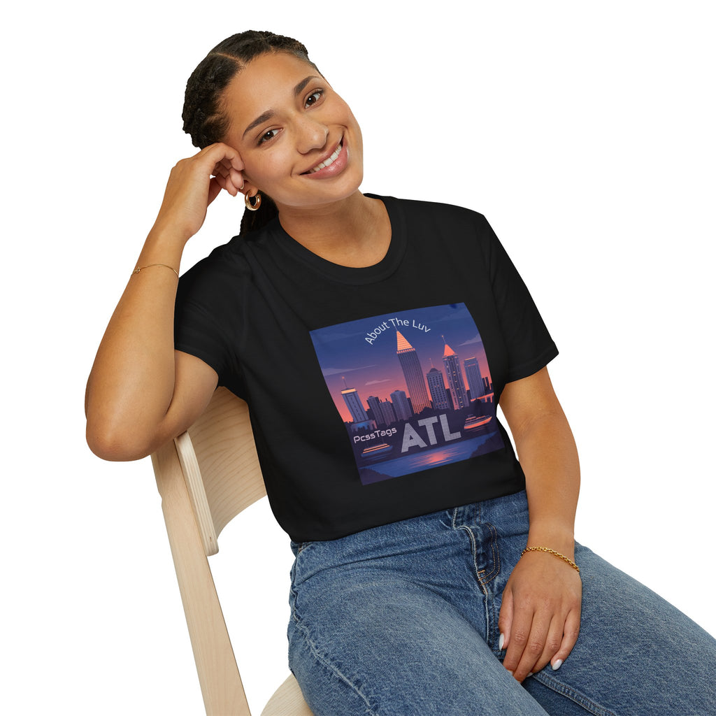 ATL Skyline T‑Shirt — 'About The Luv' Atlanta Cityscape Tee