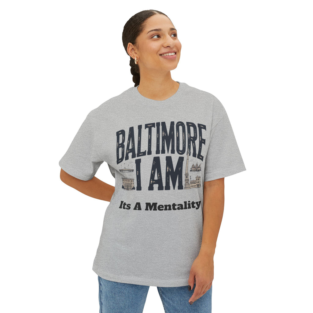 Baltimore I Am Unisex Oversized Tee, Trendy Graphic T-Shirt for City Lovers, Comfortable Casual Wear, Perfect Gift for Friends, Summer [...]