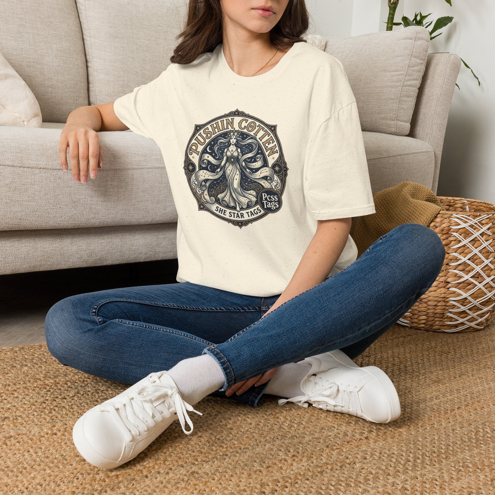 T-Shirt — Vintage 'Pushin Cotton' Octopus Graphic Tee