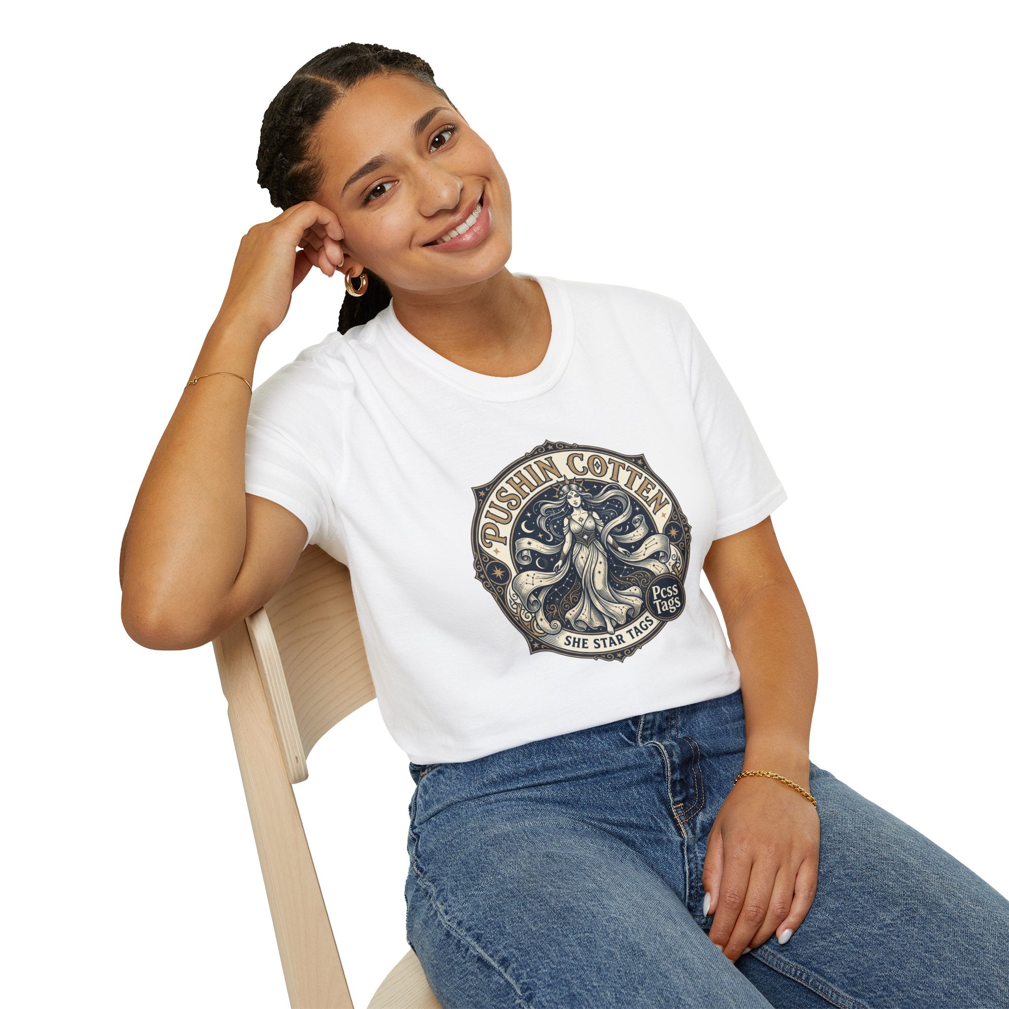 T-Shirt — Vintage 'Pushin Cotton' Octopus Graphic Tee