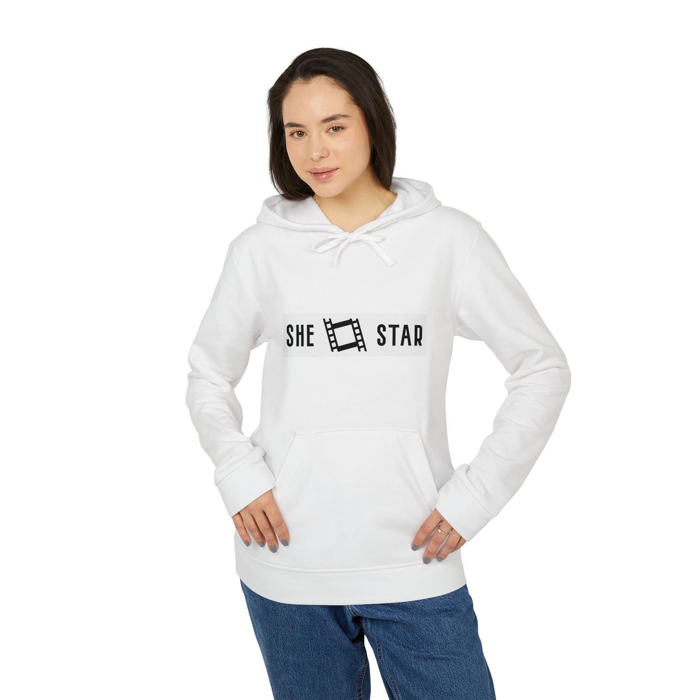 she star tags / adidas® Fleece Hoodie