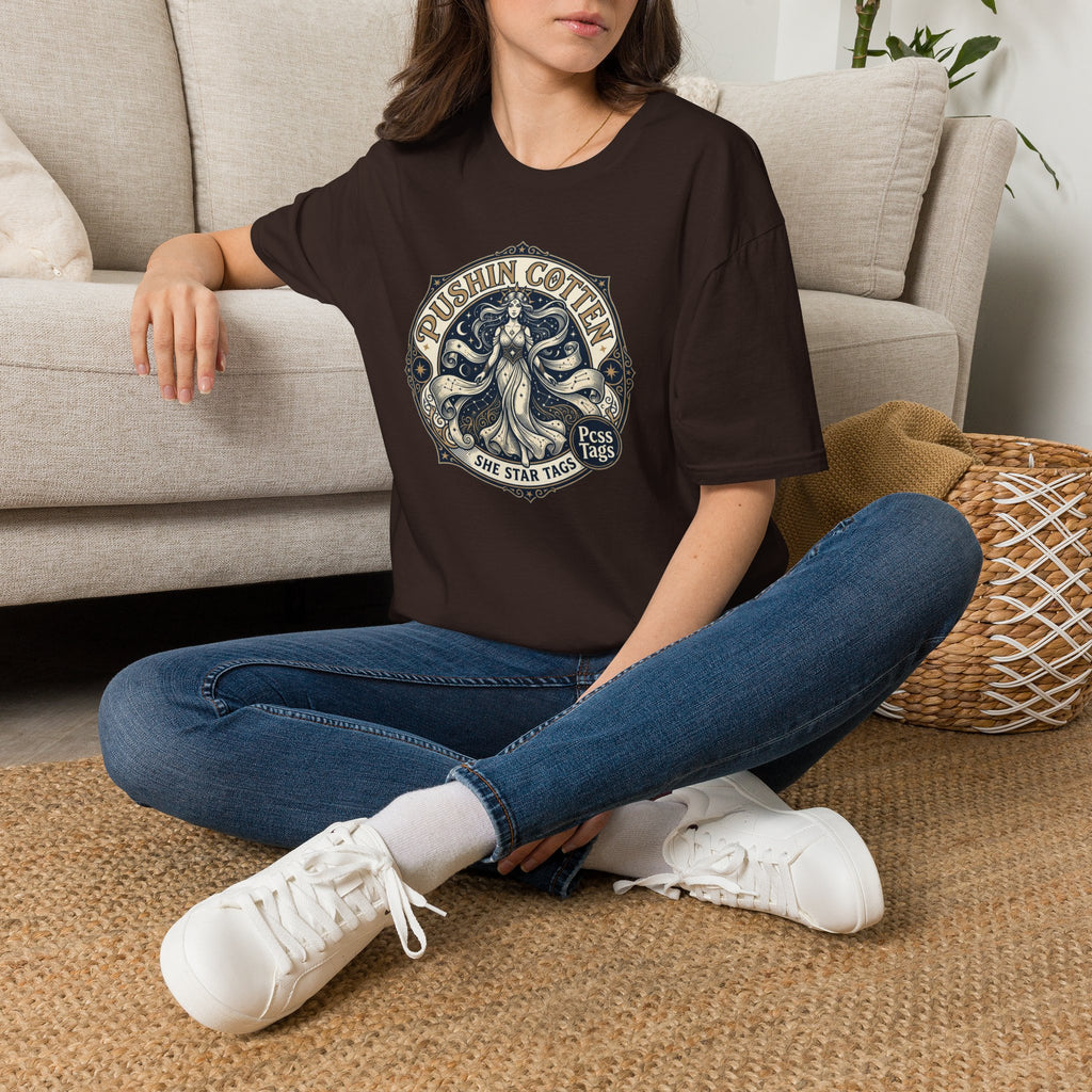 T-Shirt — Vintage 'Pushin Cotton' Octopus Graphic Tee