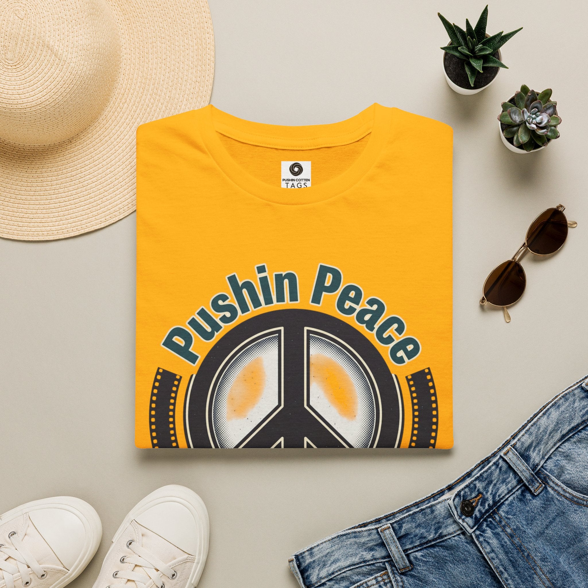 Pushin Peace Vintage T-Shirt