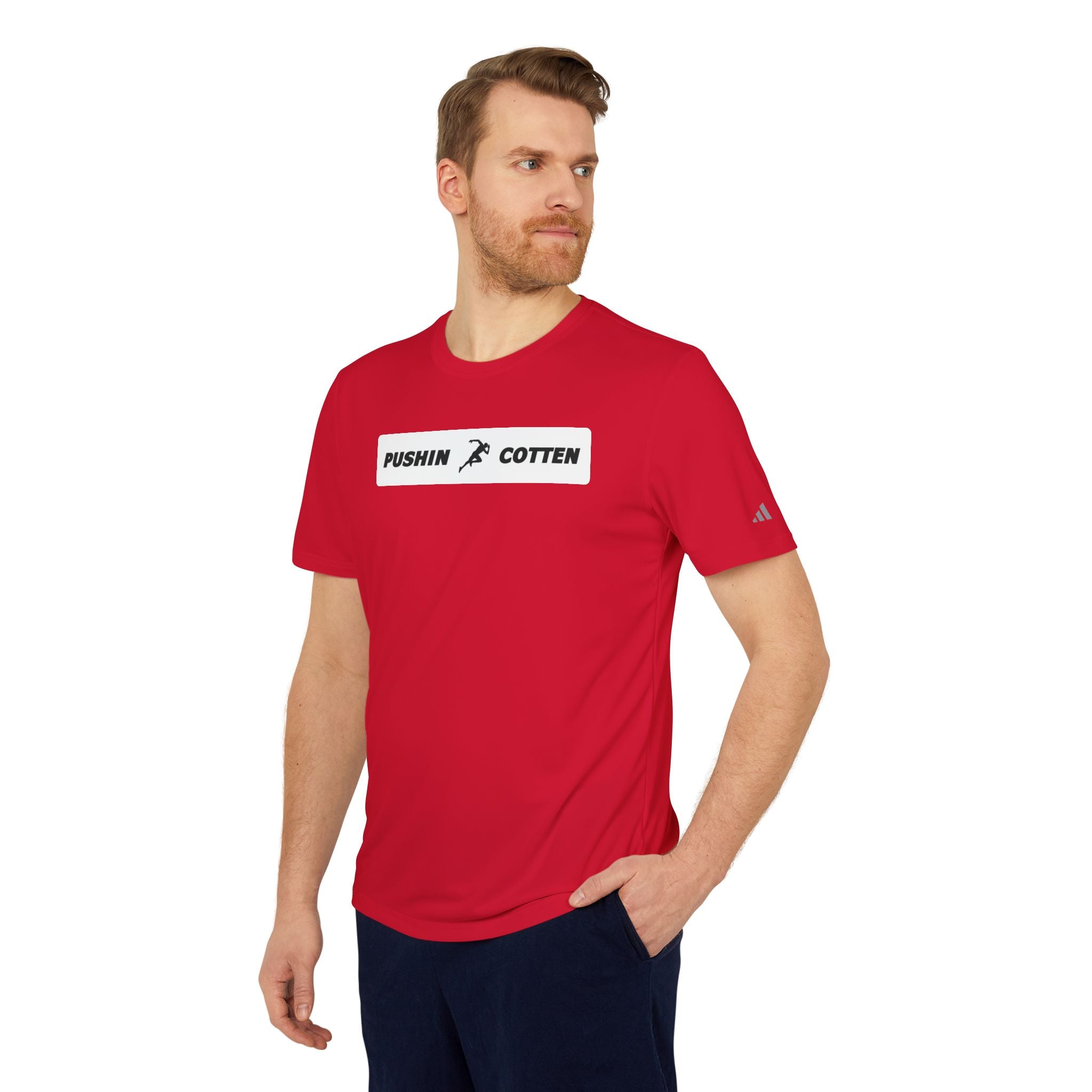 Sport T-shirt with pct _ sports RM Logo and adidas Logo