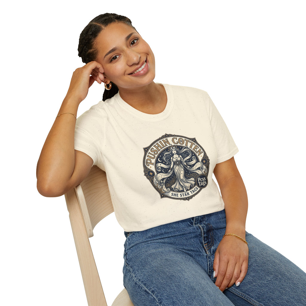 T-Shirt — Vintage 'Pushin Cotton' Octopus Graphic Tee