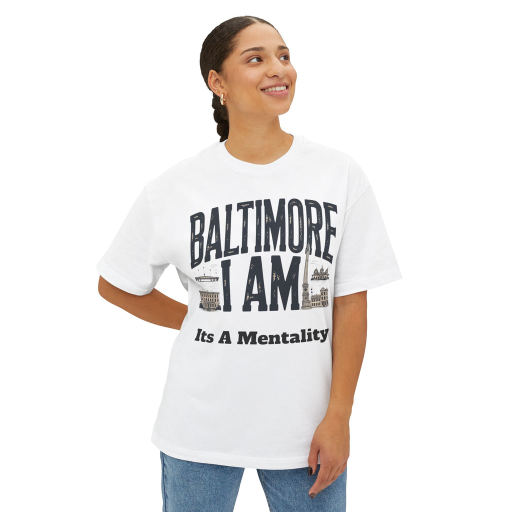 Baltimore I Am Unisex Oversized Tee, Trendy Graphic T-Shirt for City Lovers, Comfortable Casual Wear, Perfect Gift for Friends, Summer [...]