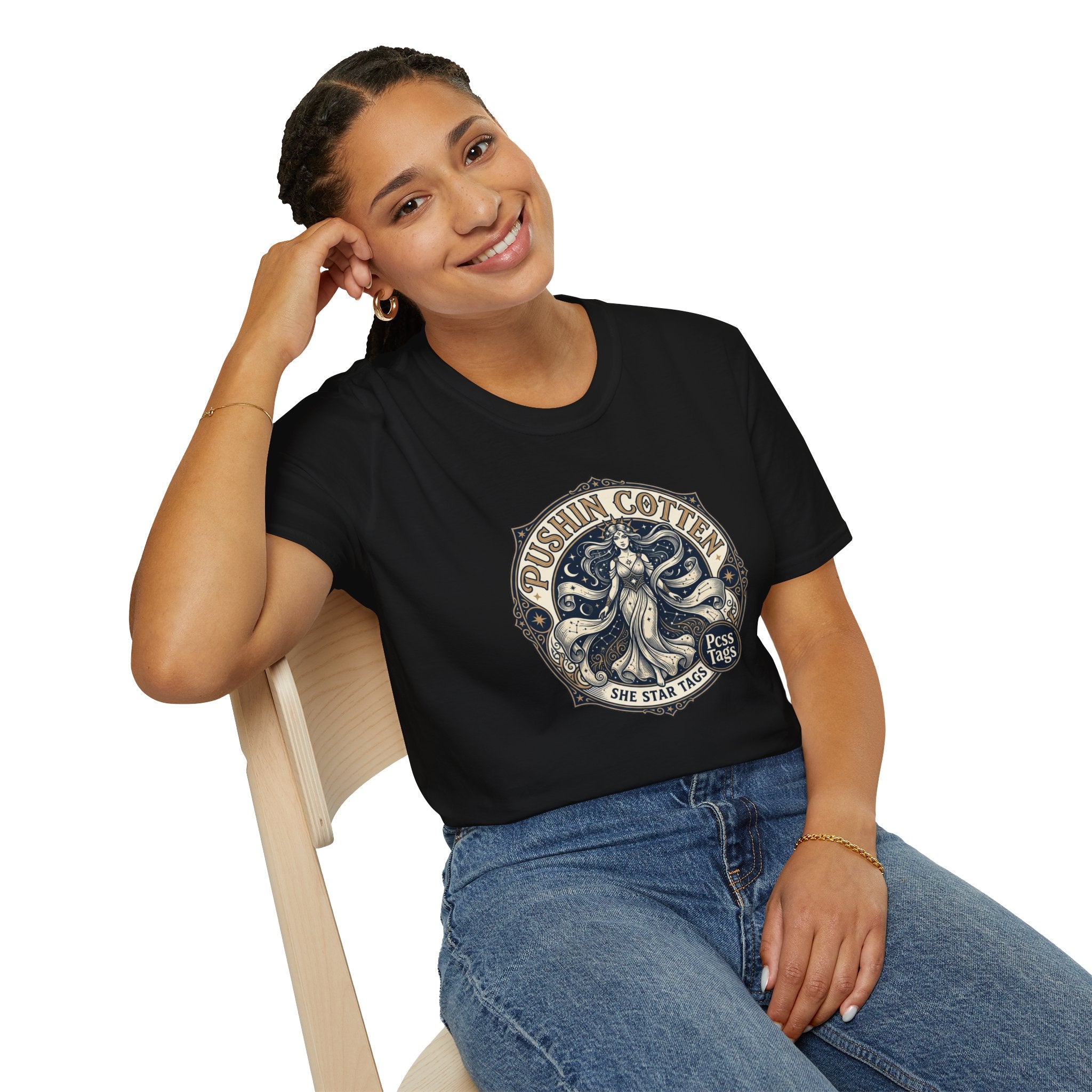 T-Shirt — Vintage 'Pushin Cotton' Octopus Graphic Tee
