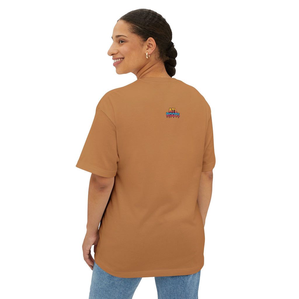 Colorful ATL Roots Oversized Boxy Tee, Streetwear Shirt, Gift for Atlanta Lovers, Casual Summer Top, Urban Fashion Tee, Unisex Graphic Tee