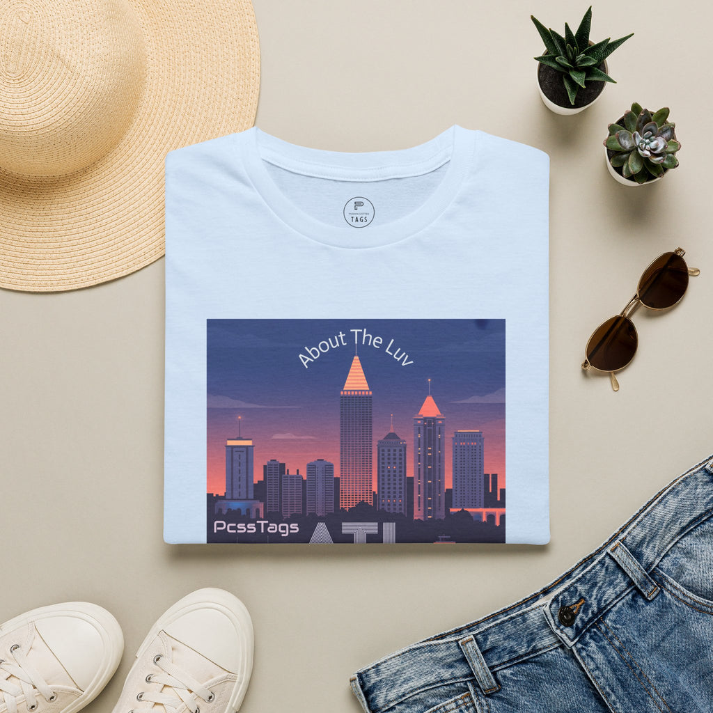 ATL Skyline T‑Shirt — 'About The Luv' Atlanta Cityscape Tee