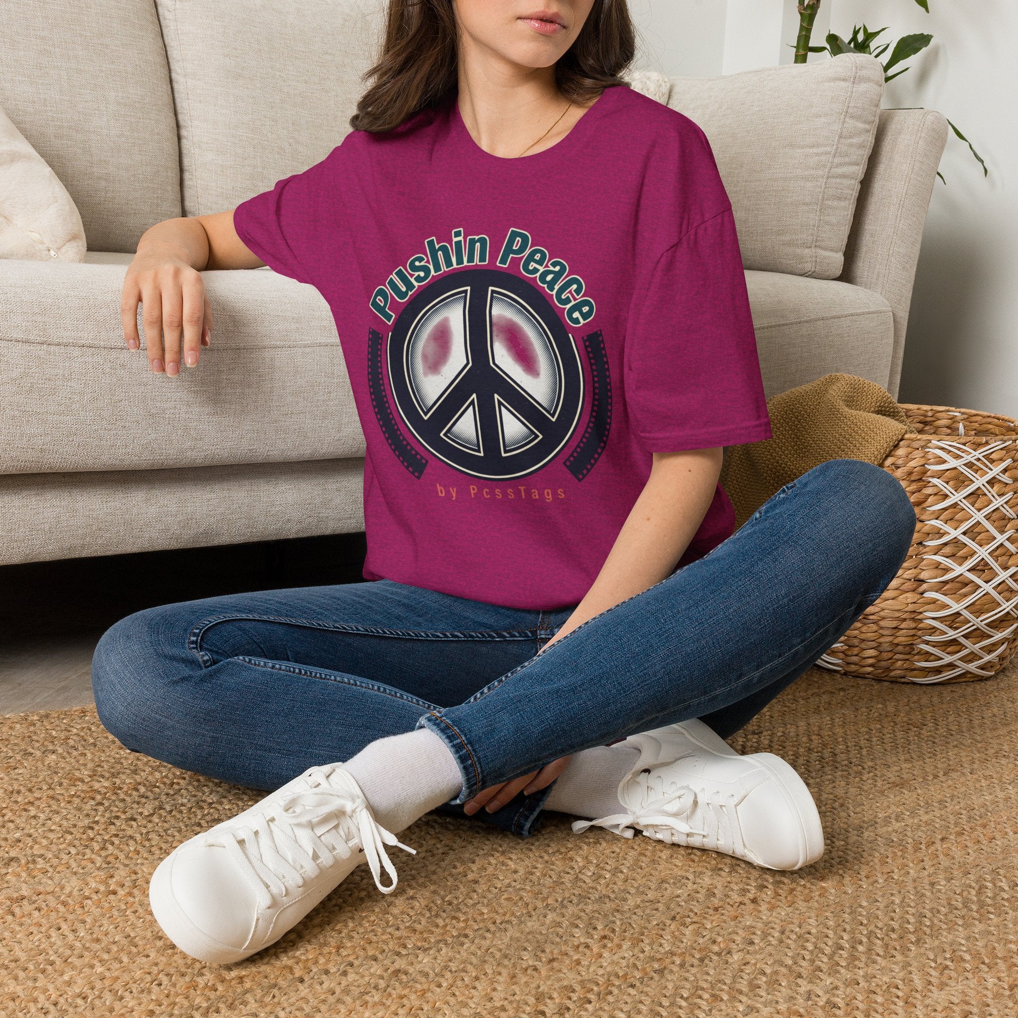 Pushin Peace Vintage T-Shirt
