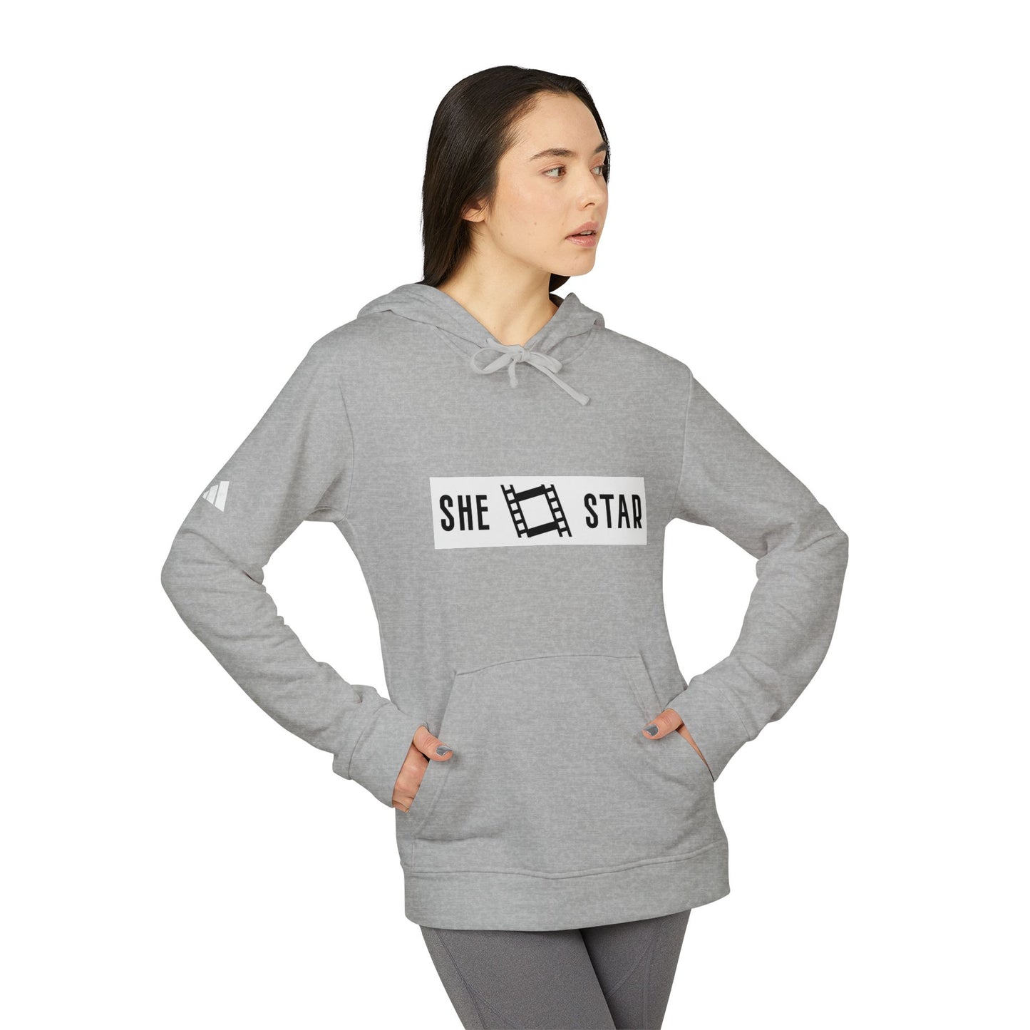 she star tags / adidas® Fleece Hoodie