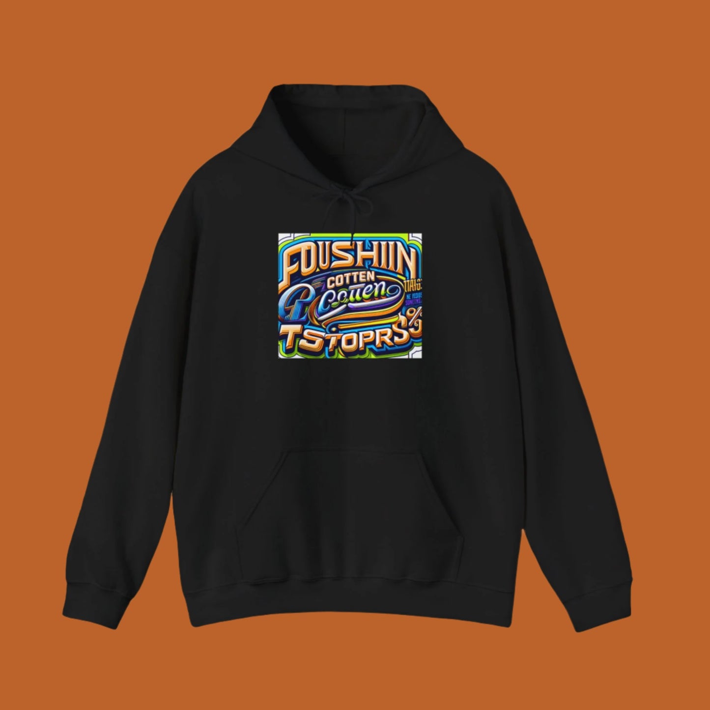 Vibrant Retro Graphic Unisex Hoodie - Perfect for Streetwear and Casual Outings