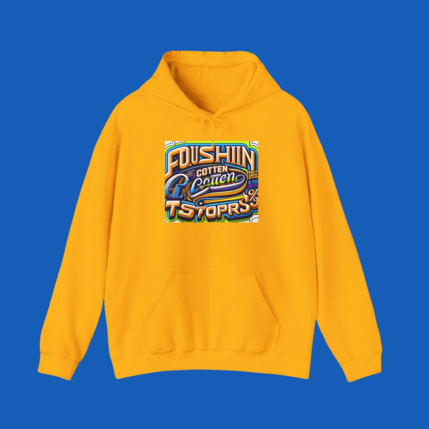 Vibrant Retro Graphic Unisex Hoodie - Perfect for Streetwear and Casual Outings